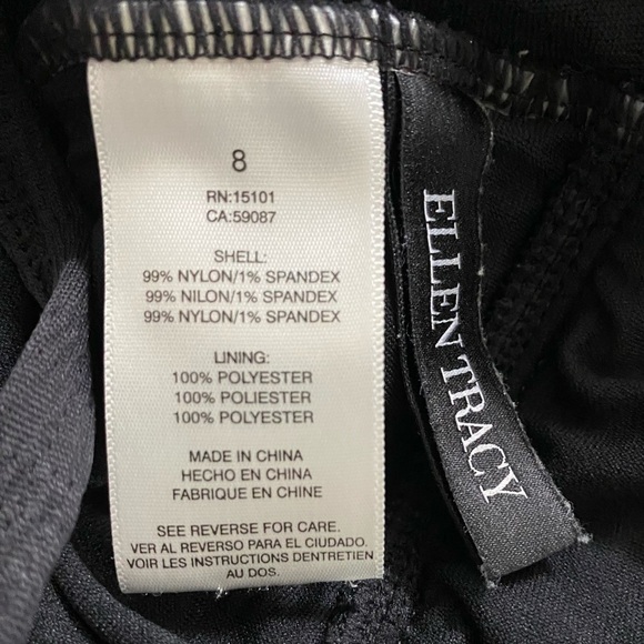 Ellen Tracy High Neck Key Hole One Piece black swimsuit medium 8 slimming sexy - Picture 9 of 11